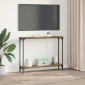 vidaXL Τραπέζι κονσόλας Παλιό Ξύλο 100 x 22,5 x 75 εκ
