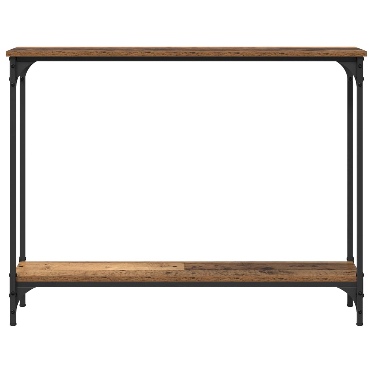 vidaXL Τραπέζι κονσόλας Παλιό Ξύλο 100 x 22,5 x 75 εκ