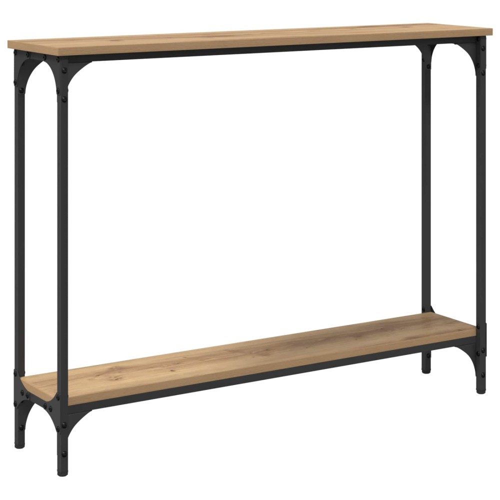 vidaXL Τραπέζι κονσόλας Artisan Oak 100 x 22,5 x 75 εκ