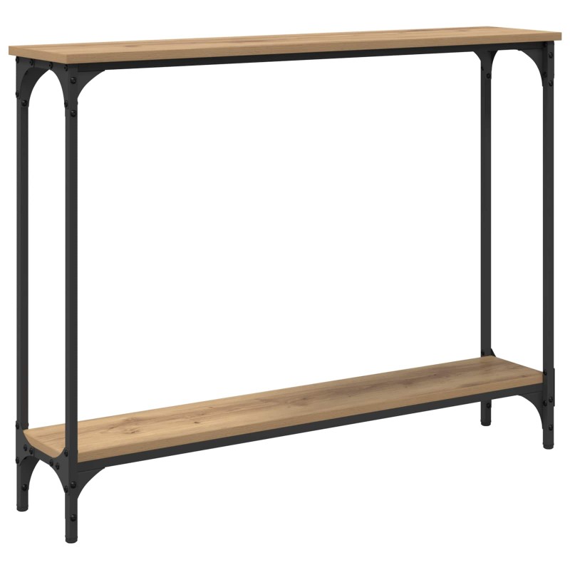 vidaXL Τραπέζι κονσόλας Artisan Oak 100 x 22,5 x 75 εκ