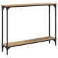 vidaXL Τραπέζι κονσόλας Artisan Oak 100 x 22,5 x 75 εκ