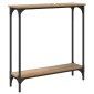 vidaXL Τραπέζι κονσόλας Artisan Oak 75 x 22,5 x 75 εκ
