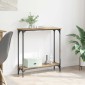 vidaXL Τραπέζι κονσόλας Artisan Oak 75 x 22,5 x 75 εκ