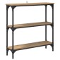 vidaXL Τραπέζι κονσόλας Artisan Oak 75 x 22,5 x 75 εκ