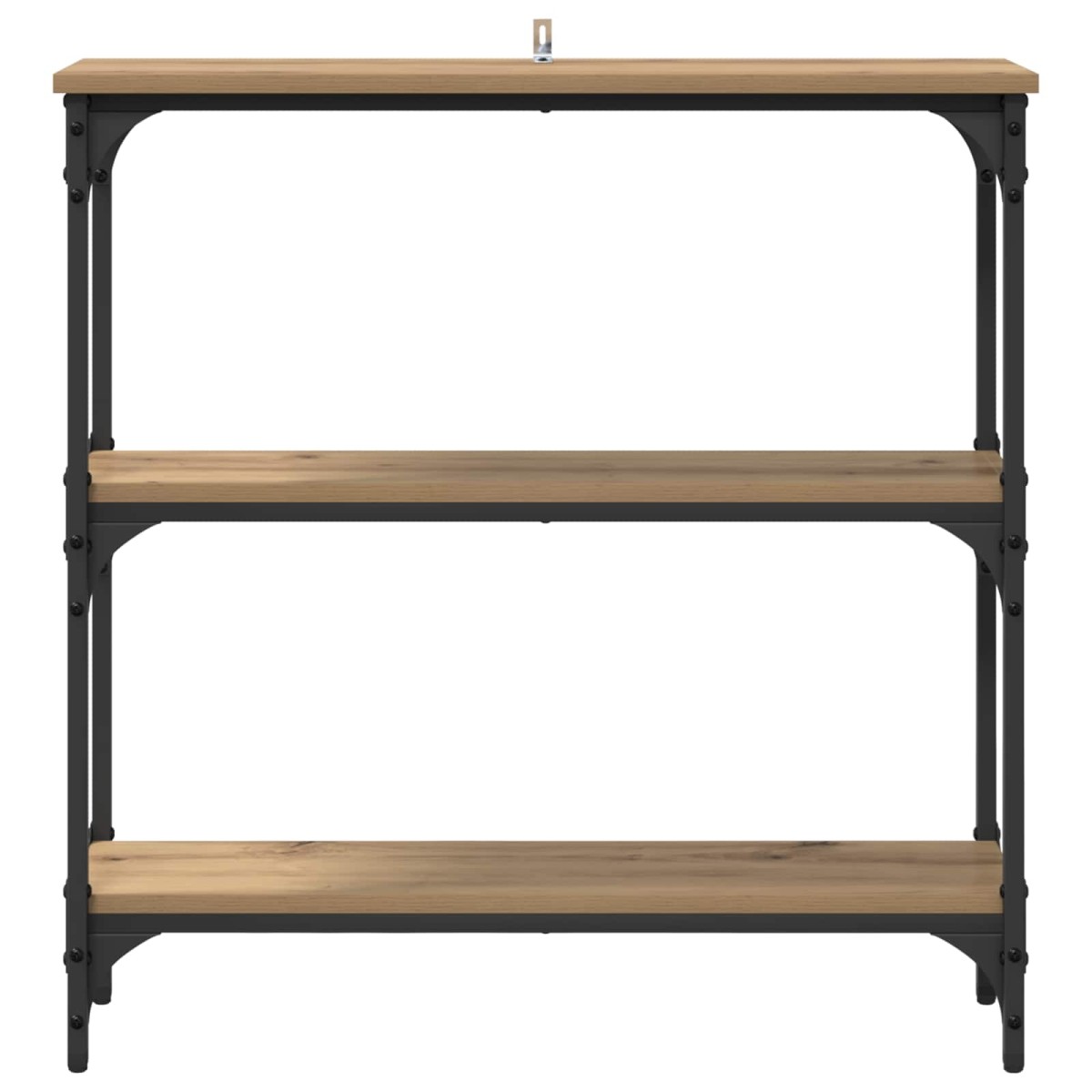 vidaXL Τραπέζι κονσόλας Artisan Oak 75 x 22,5 x 75 εκ