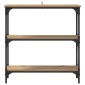 vidaXL Τραπέζι κονσόλας Artisan Oak 75 x 22,5 x 75 εκ