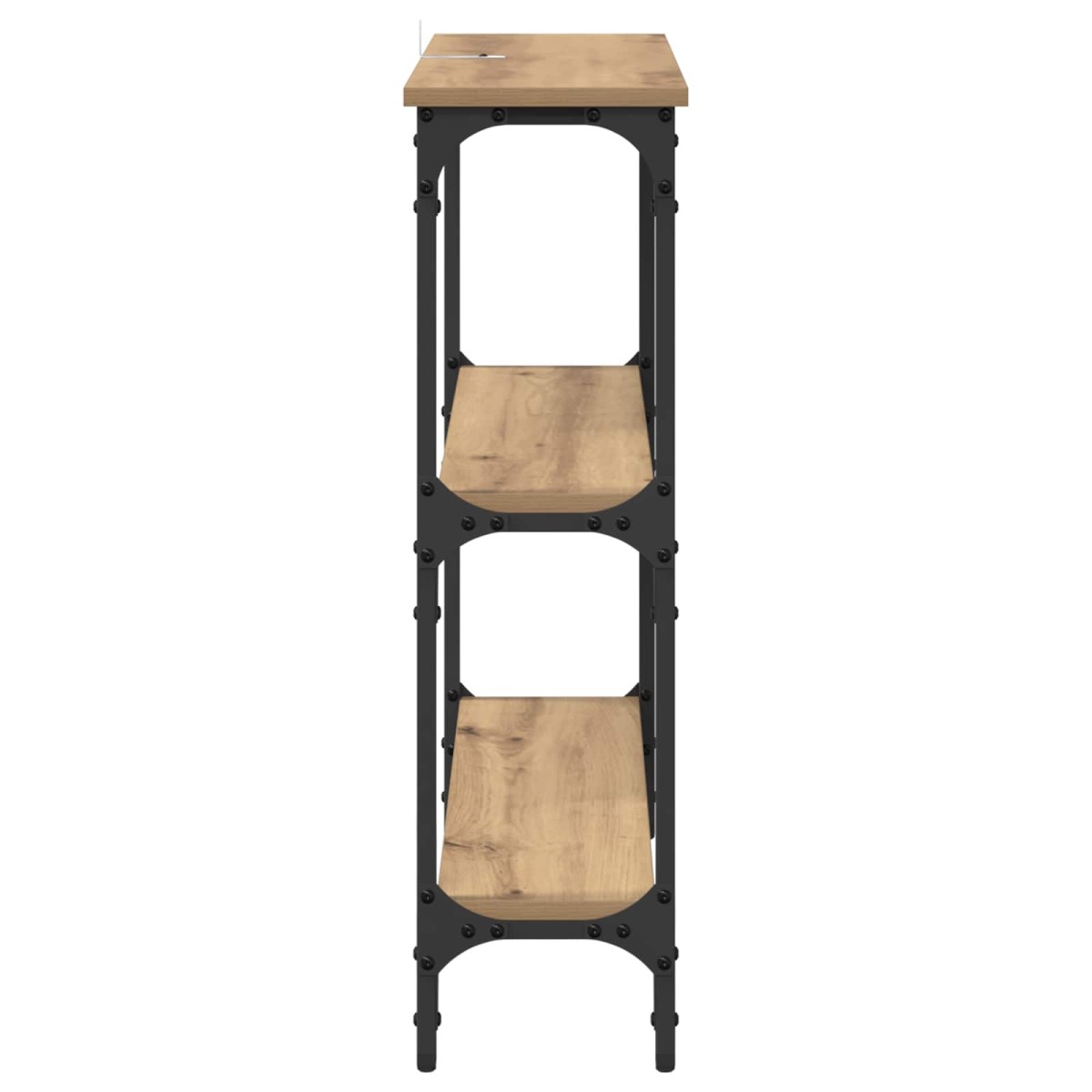 vidaXL Τραπέζι κονσόλας Artisan Oak 75 x 22,5 x 75 εκ