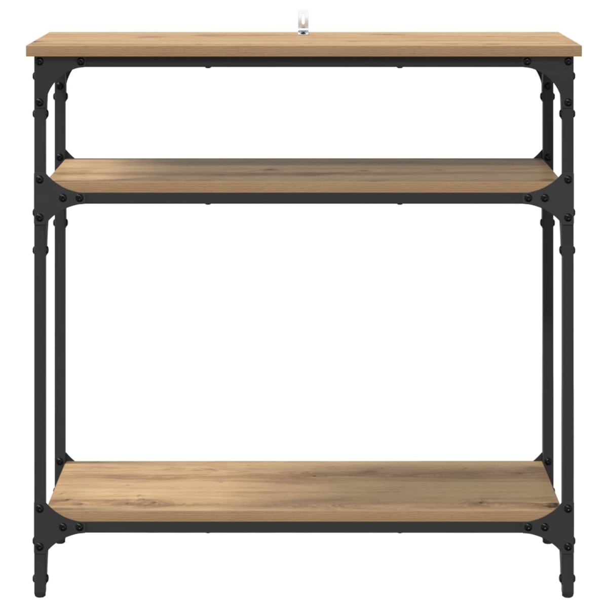 vidaXL Τραπέζι κονσόλας Artisan Oak 75 x 29 x 75 εκ Επεξεργασμένο Ξύλο
