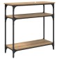 vidaXL Τραπέζι κονσόλας Artisan Oak 75 x 29 x 75 εκ Επεξεργασμένο Ξύλο