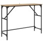 vidaXL Τραπέζι κονσόλας Artisan Oak 100 x 32 x 75 εκ