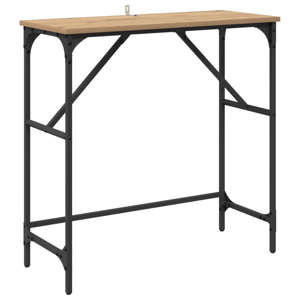 vidaXL Τραπέζι κονσόλας Artisan Oak 75 x 32 x 75 εκ.