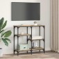 vidaXL Τραπέζι κονσόλας Artisan Oak 80 x 29 x 75 εκ Επεξεργασμένο Ξύλο