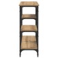 vidaXL Τραπέζι κονσόλας Artisan Oak 80 x 29 x 75 εκ Επεξεργασμένο Ξύλο