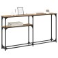 vidaXL ΤραπέζιΚονσόλας Artisan Oak 145 x 22,5 x 75 εκ.