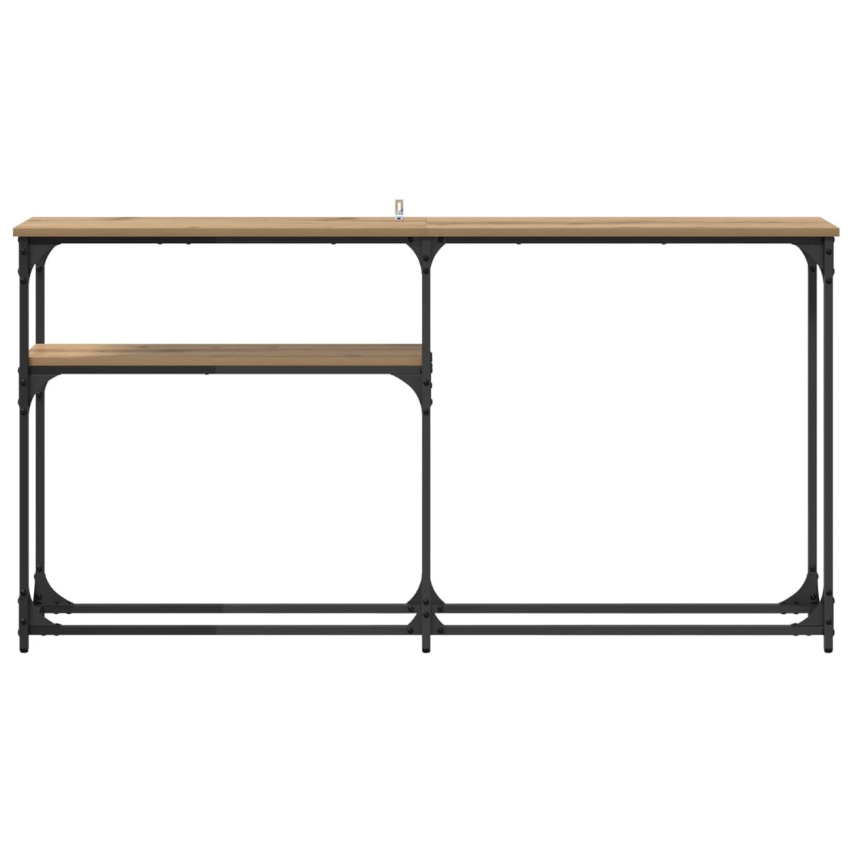 vidaXL ΤραπέζιΚονσόλας Artisan Oak 145 x 22,5 x 75 εκ.