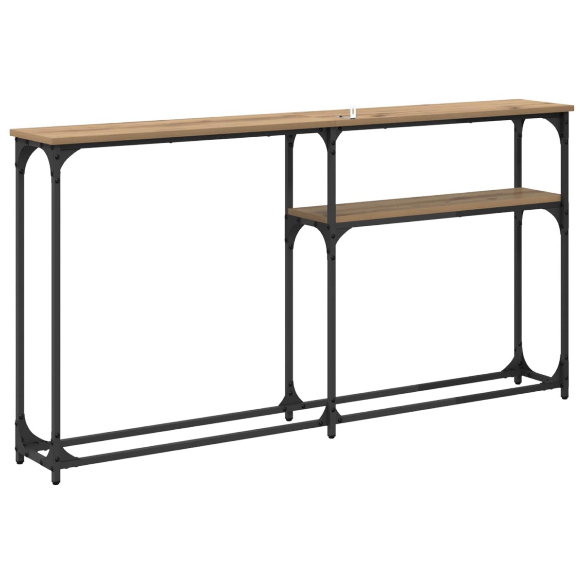 vidaXL ΤραπέζιΚονσόλας Artisan Oak 145 x 22,5 x 75 εκ.