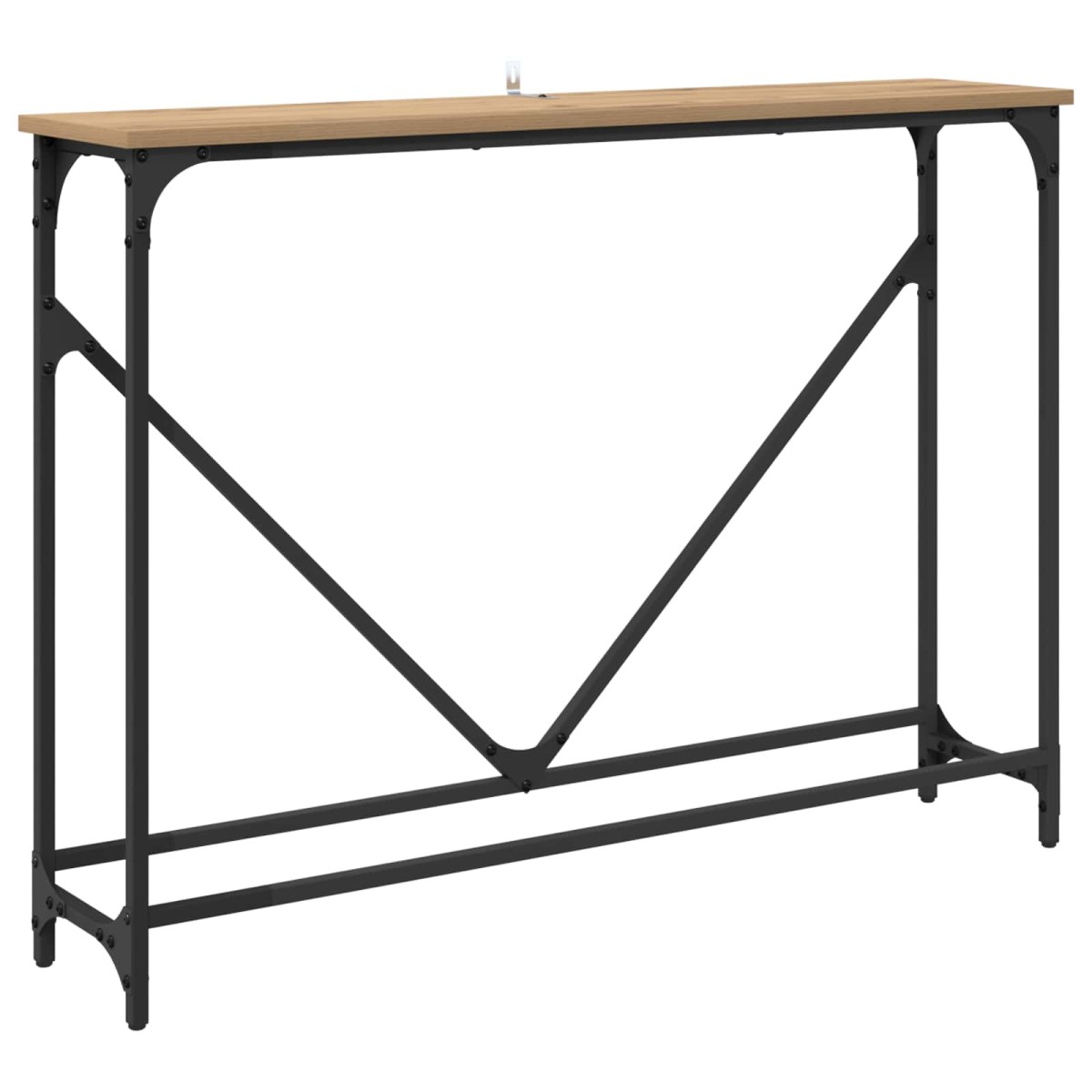 vidaXL Τραπέζι κονσόλας Artisan Oak 102 x 23 x 75 εκ