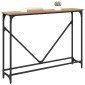 vidaXL Τραπέζι κονσόλας Artisan Oak 102 x 23 x 75 εκ