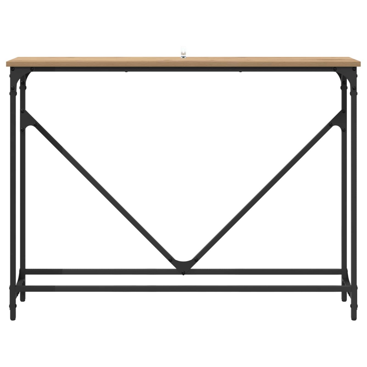 vidaXL Τραπέζι κονσόλας Artisan Oak 102 x 23 x 75 εκ
