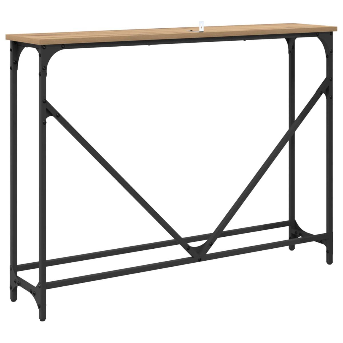 vidaXL Τραπέζι κονσόλας Artisan Oak 102 x 23 x 75 εκ