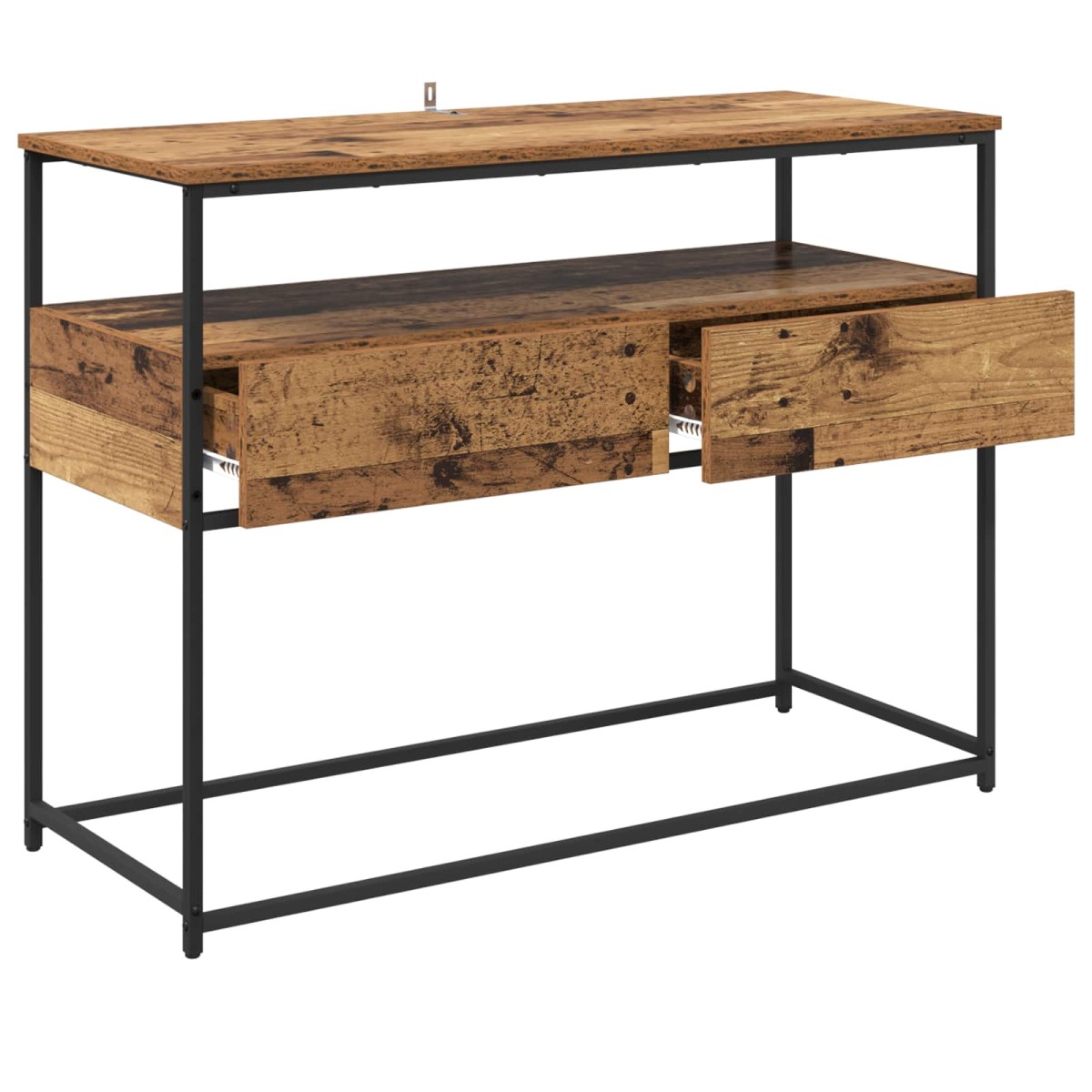 vidaXL Τραπέζι κονσόλας Παλιό Ξύλο 100 x 40 x 75 cm Επεξεργασμένο Ξύλο