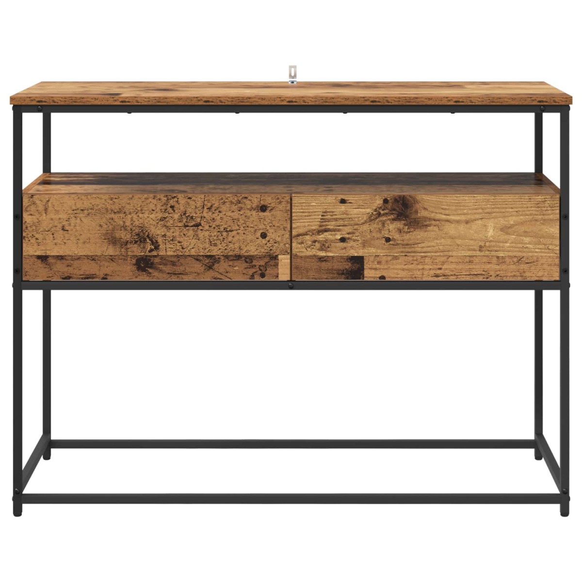 vidaXL Τραπέζι κονσόλας Παλιό Ξύλο 100 x 40 x 75 cm Επεξεργασμένο Ξύλο