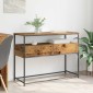 vidaXL Τραπέζι κονσόλας Παλιό Ξύλο 100 x 40 x 75 cm Επεξεργασμένο Ξύλο
