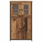 vidaXL Highboard Παλιό Ξύλο 62 x 32 x 106,5 εκ Επεξεργασμένο Ξύλο