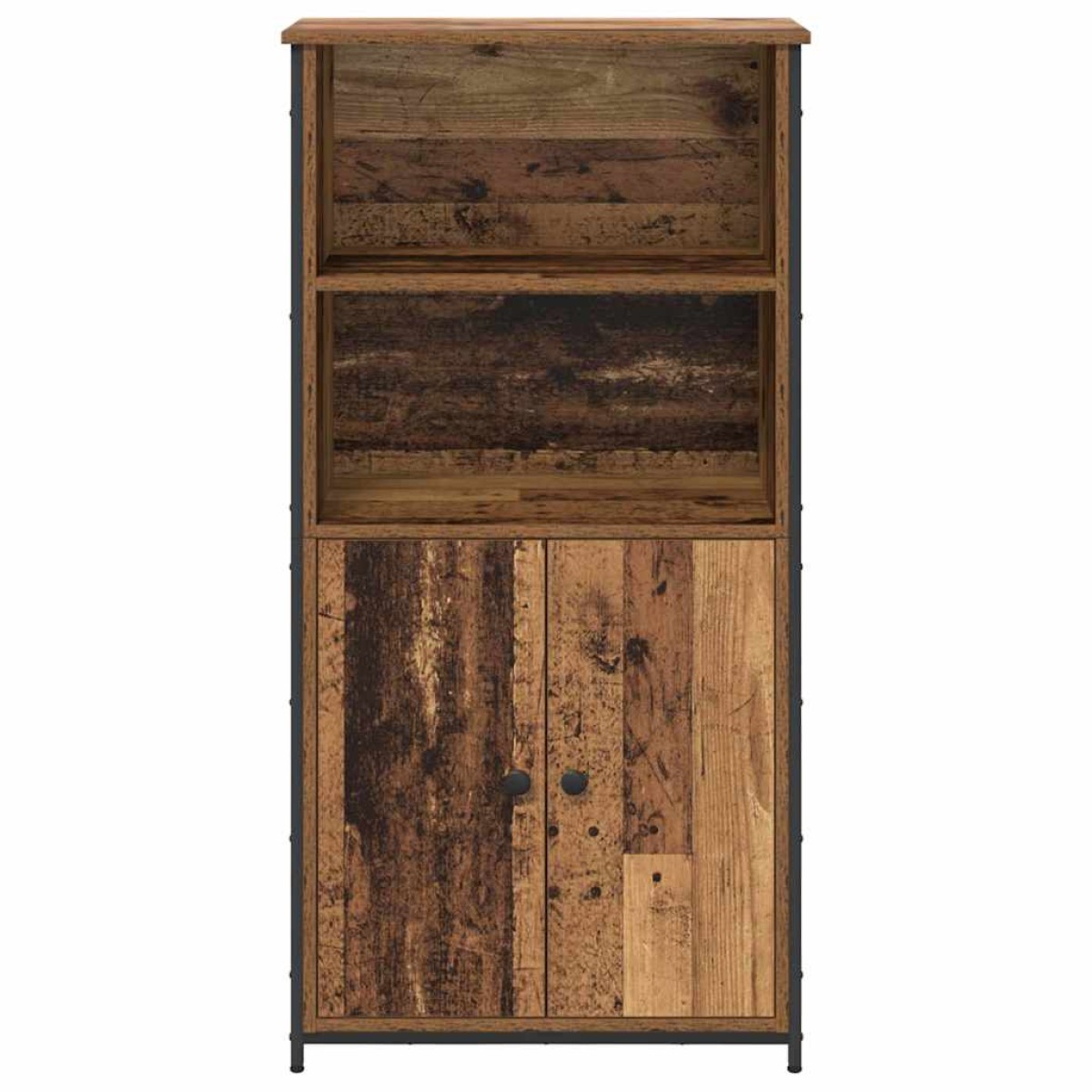 vidaXL Highboard Παλιό Ξύλο 62 x 36 x 121,5 εκ Επεξεργασμένο Ξύλο