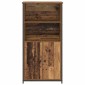 vidaXL Highboard Παλιό Ξύλο 62 x 36 x 121,5 εκ Επεξεργασμένο Ξύλο