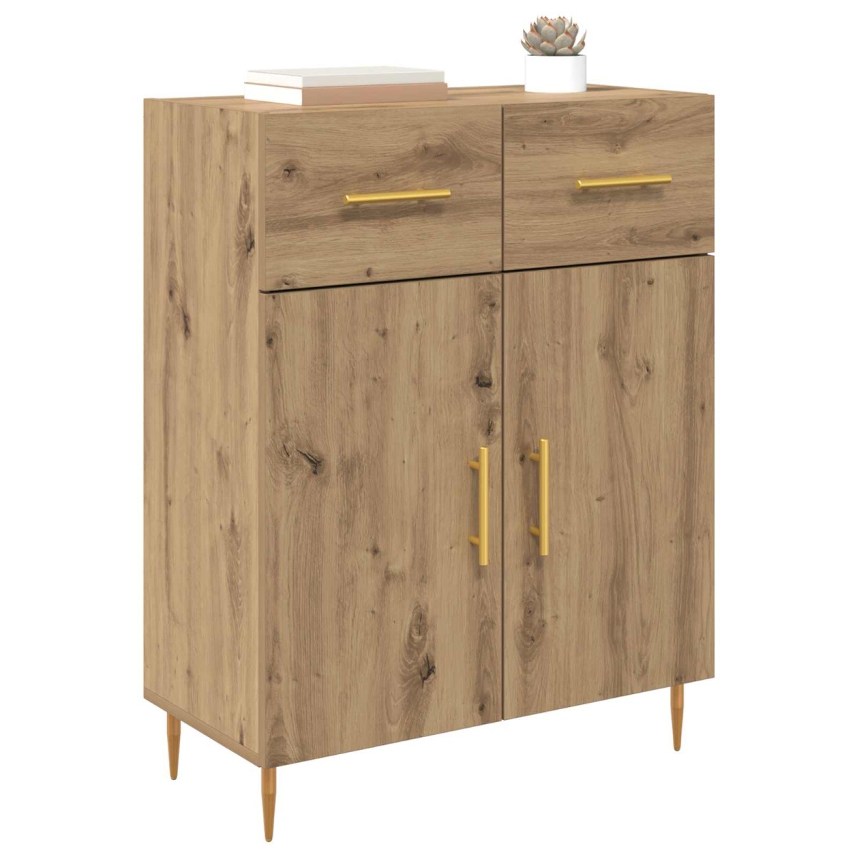 vidaXL Πλαϊνό γραφείο Artisan Oak 69,5 x 34 x 90 εκ.