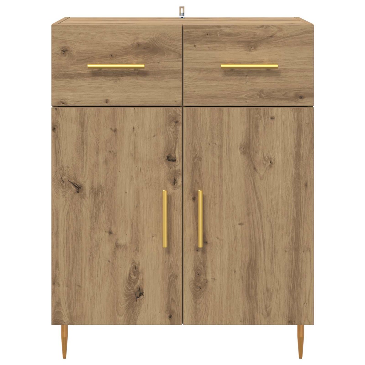 vidaXL Πλαϊνό γραφείο Artisan Oak 69,5 x 34 x 90 εκ.
