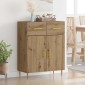 vidaXL Πλαϊνό γραφείο Artisan Oak 69,5 x 34 x 90 εκ.