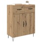 vidaXL Πλαϊνό γραφείο Artisan Oak 69,5 x 34 x 90 εκ.