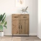 vidaXL Πλαϊνό γραφείο Artisan Oak 69,5 x 34 x 90 εκ.