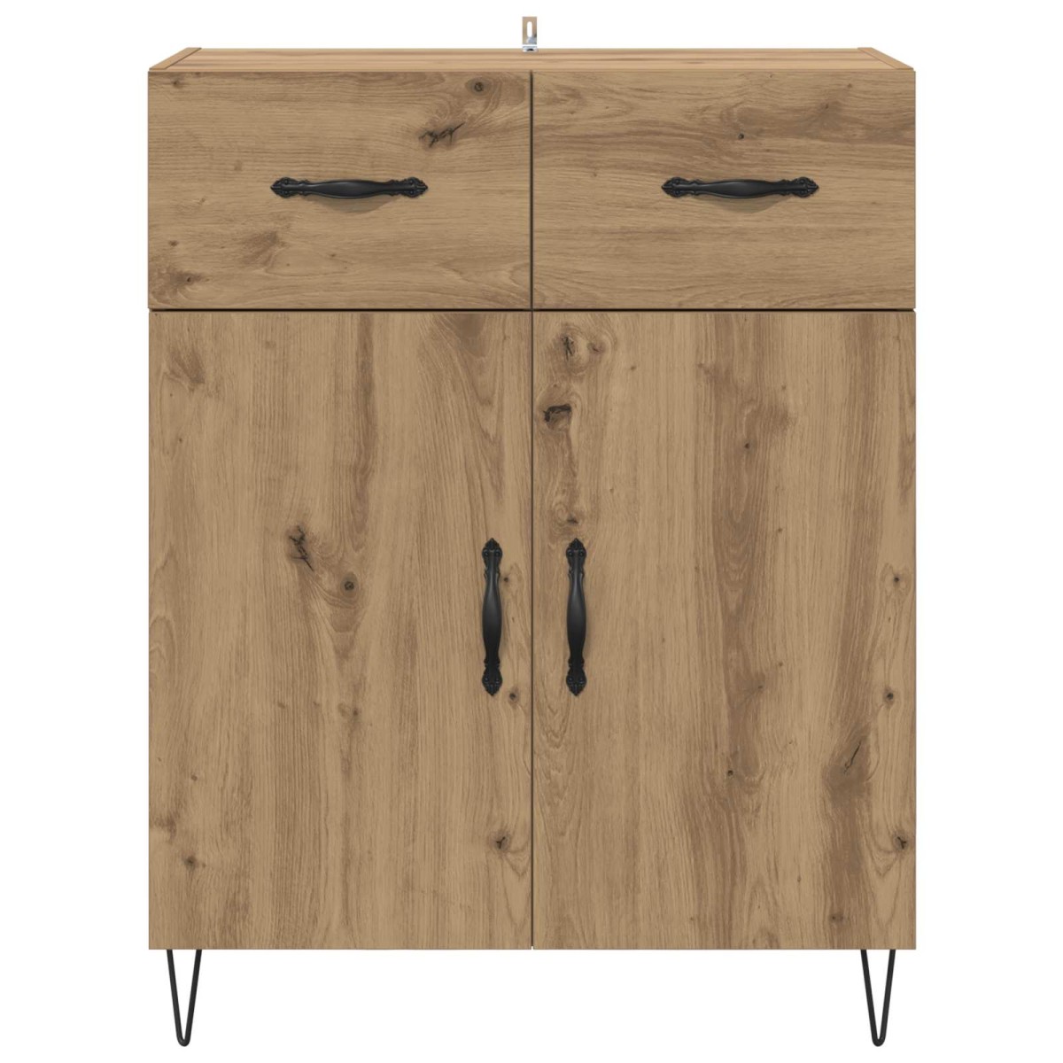 vidaXL Πλαϊνό γραφείο Artisan Oak 69,5 x 34 x 90 εκ.