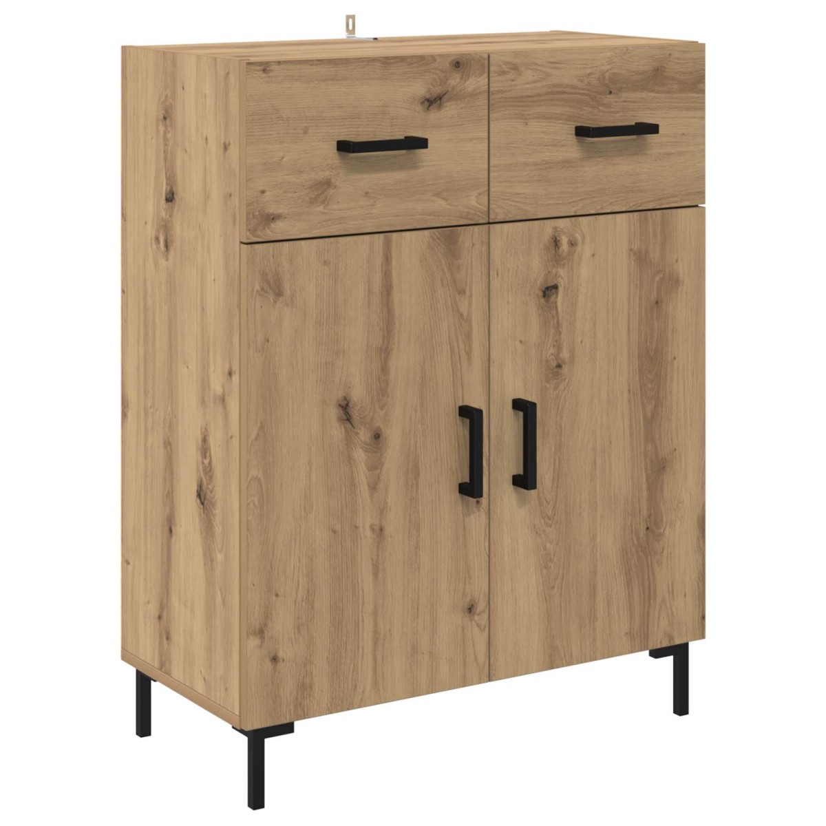 vidaXL Πλαϊνό γραφείο Artisan Oak 69,5 x 34 x 90 εκ.