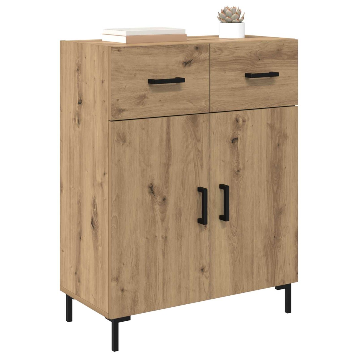 vidaXL Πλαϊνό γραφείο Artisan Oak 69,5 x 34 x 90 εκ.