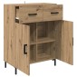 vidaXL Πλαϊνό γραφείο Artisan Oak 69,5 x 34 x 90 εκ.