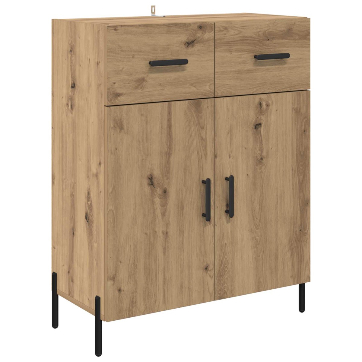 vidaXL Πλαϊνό γραφείο Artisan Oak 69,5 x 34 x 90 εκ.
