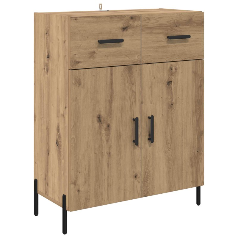 vidaXL Πλαϊνό γραφείο Artisan Oak 69,5 x 34 x 90 εκ.