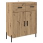 vidaXL Πλαϊνό γραφείο Artisan Oak 69,5 x 34 x 90 εκ.