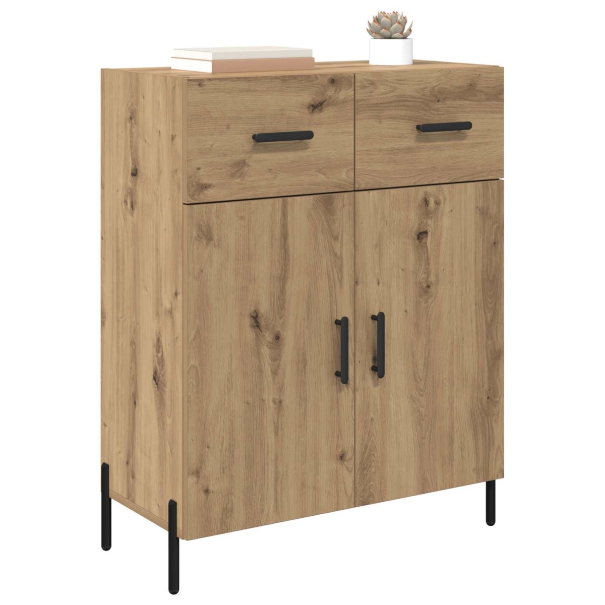 vidaXL Πλαϊνό γραφείο Artisan Oak 69,5 x 34 x 90 εκ.