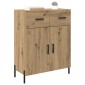 vidaXL Πλαϊνό γραφείο Artisan Oak 69,5 x 34 x 90 εκ.