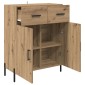vidaXL Πλαϊνό γραφείο Artisan Oak 69,5 x 34 x 90 εκ.