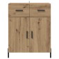 vidaXL Πλαϊνό γραφείο Artisan Oak 69,5 x 34 x 90 εκ.
