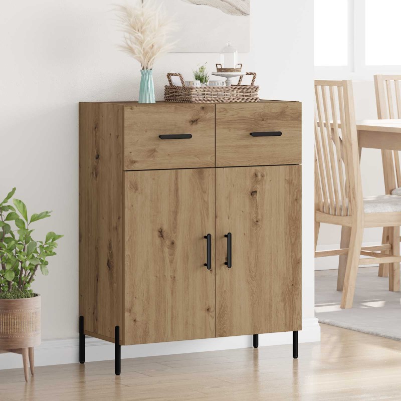 vidaXL Πλαϊνό γραφείο Artisan Oak 69,5 x 34 x 90 εκ.