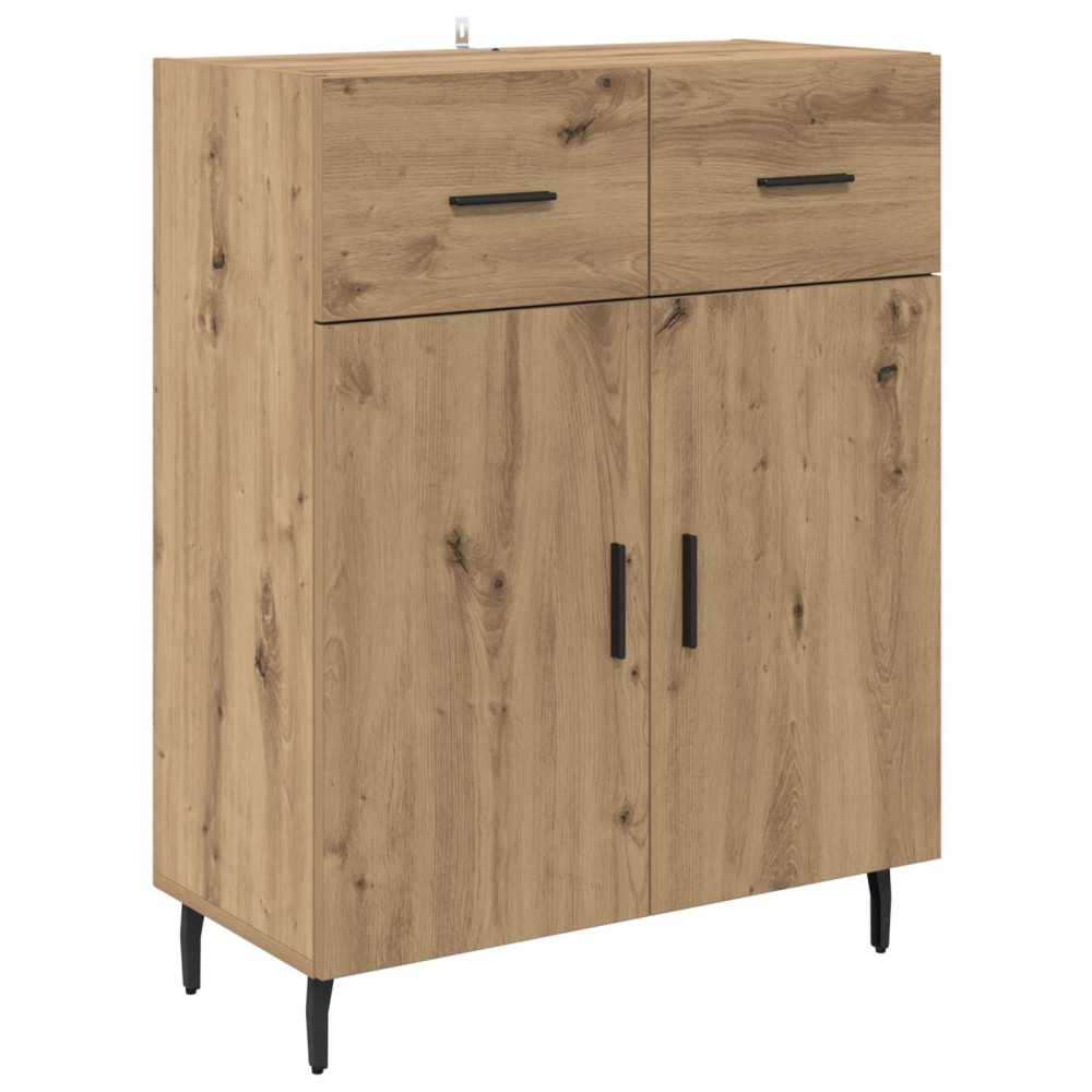 vidaXL Πλαϊνό γραφείο Artisan Oak 69,5 x 34 x 90 εκ.