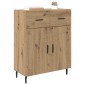 vidaXL Πλαϊνό γραφείο Artisan Oak 69,5 x 34 x 90 εκ.