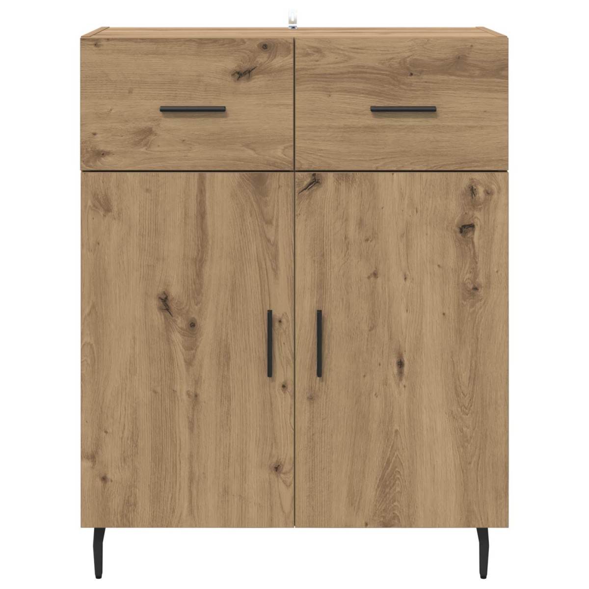 vidaXL Πλαϊνό γραφείο Artisan Oak 69,5 x 34 x 90 εκ.